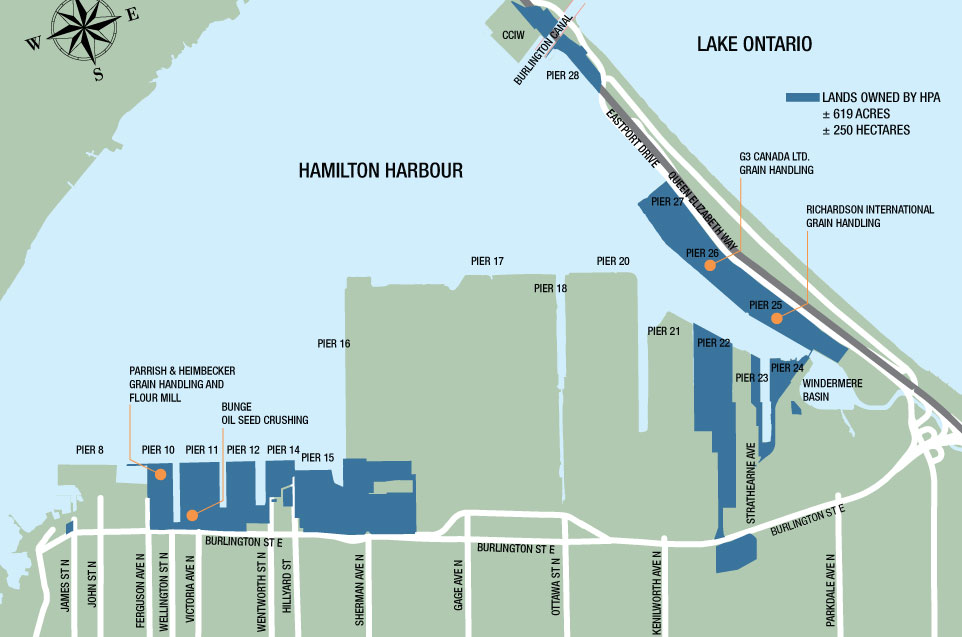 grain terminals map hamilton