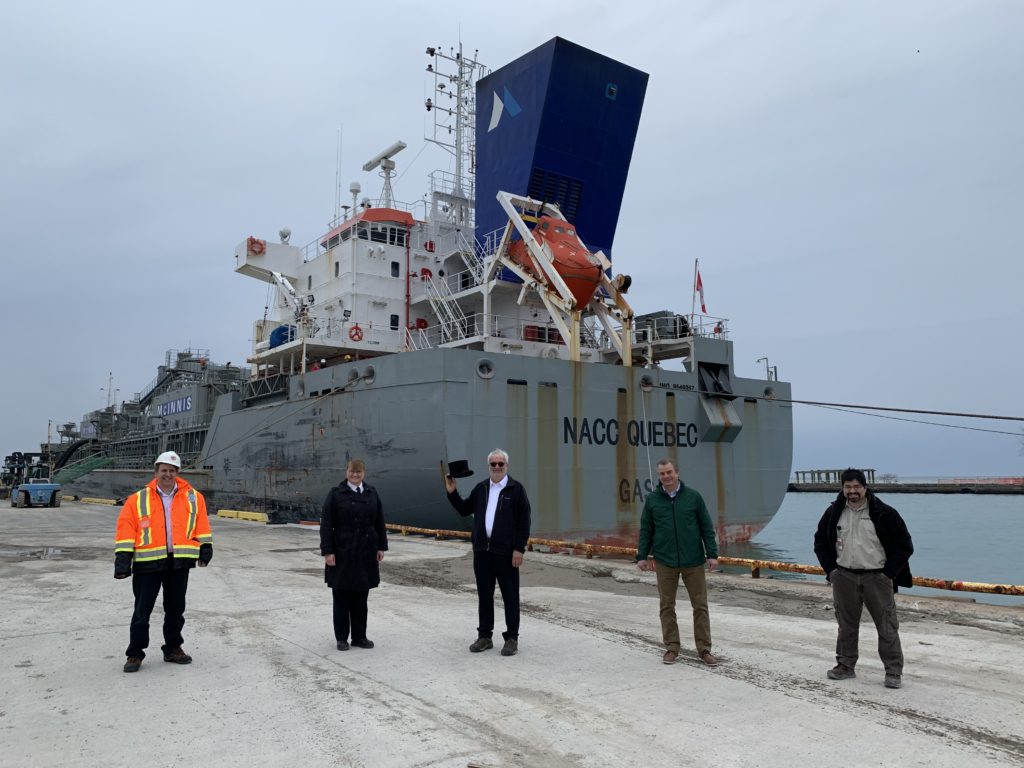 First Ship kicks off Marine Shipping Season at Port of Oshawa