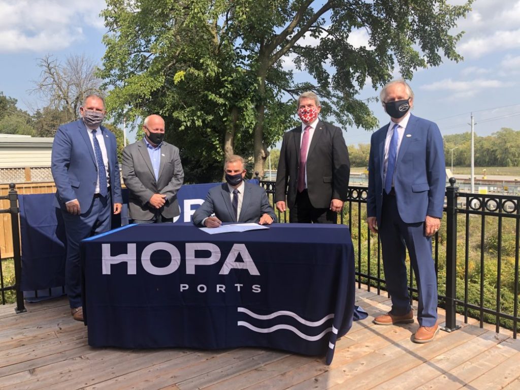 HOPA Ports, Niagara Municipalities sign MOU to pursue surplus Canal lands